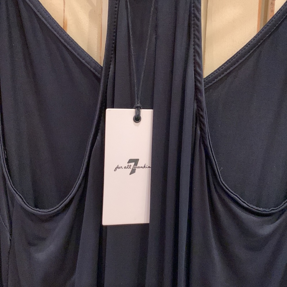 NWT 7 For All Mankind tank top. Black. Size XS. Perfect ! - Picture 5 of 11